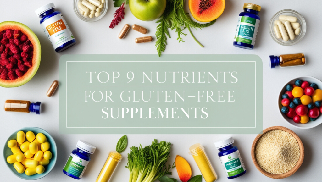 Explore the top 9 essential nutrients to prioritize in gluten-free supplements, ensuring optimal health and nutrition for those with gluten sensitivities or celiac disease.