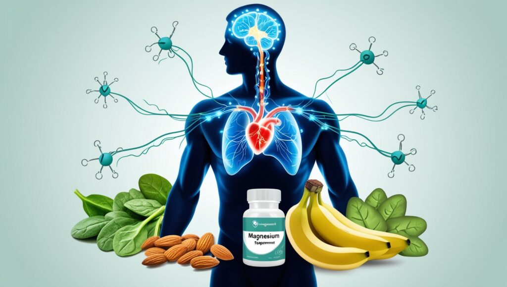 Magnesium is crucial for over 300 biochemical reactions, supporting nerve function, muscle contraction, and heart rhythm.